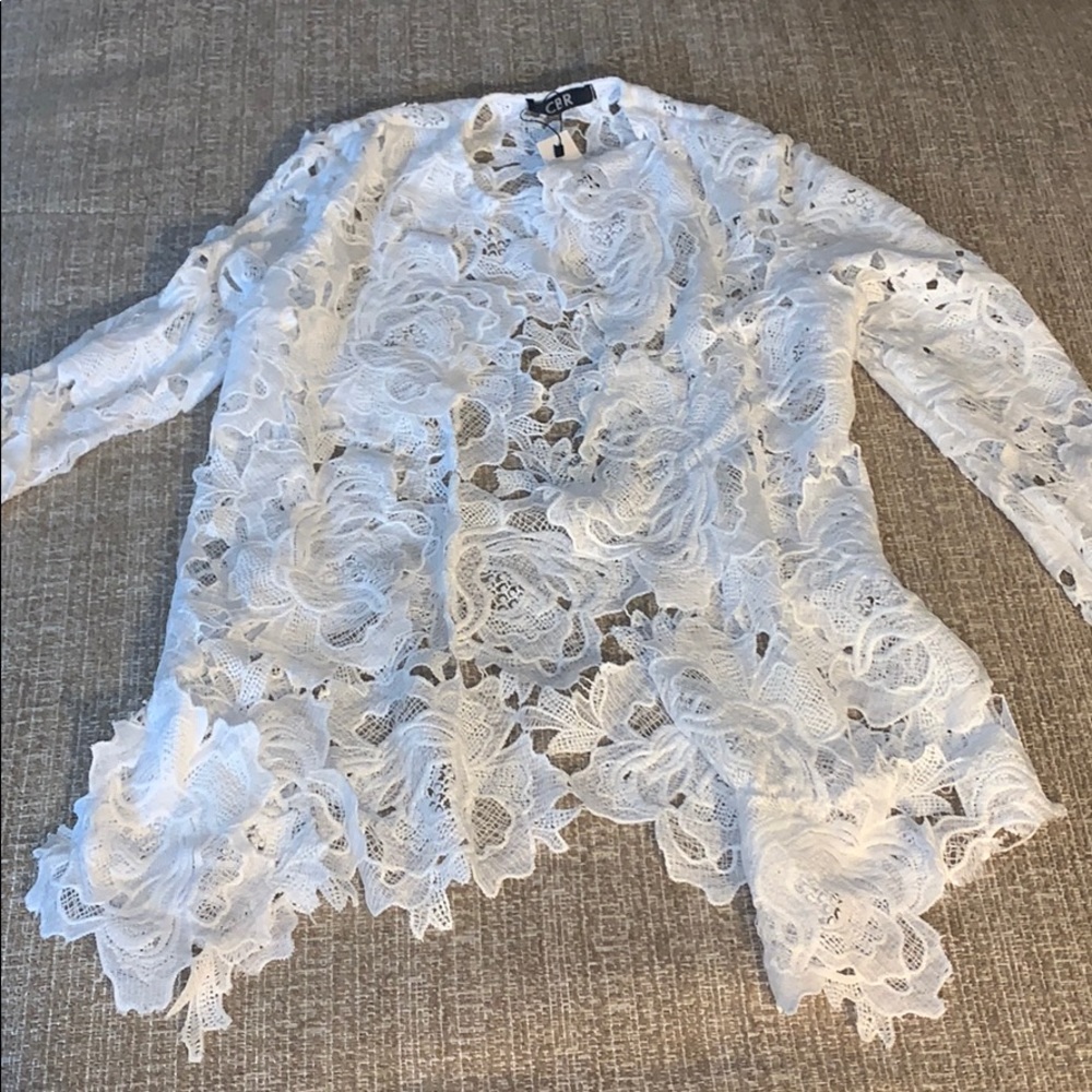 White Lace Top
